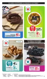 Catalogue Bi1 page 21: Le Porc Français Boudin Noir €6,49, RAISIN NOIR €2,99