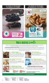 Catalogue Maximarché page 2: CROISSANTS U €3,84, RAISIN NOIR €2,99