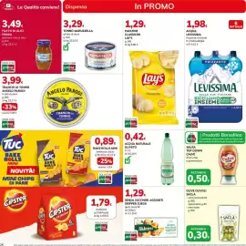 Volantino Basko Pagina 26: Acqua naturale Uliveto €0,42, Acqua Levissima frizzante naturale €1,98