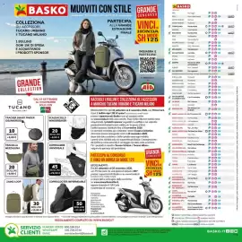 Volantino Basko Pagina 34: Coprighambe universale €29,90, Copriscooter impermeabile €32,90