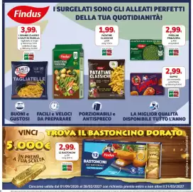 Volantino Basko Pagina 8: Findus Pisellini Primavera €2,99, Supplì! Findus €2,99