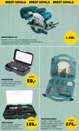 XL-BYG tilbudsavis Side 22: Makita bitssæt €169,00, Makita rundsaw 18v €1.399,00