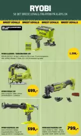 XL-BYG tilbudsavis Side 23: Ryobi fugepistol 18v €599,00, Ryobi stiksav 18v €699,00