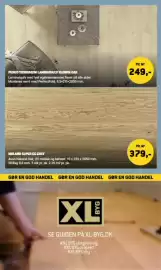 XL-BYG tilbudsavis Side 33: Moland Super Eg Guly €379,00, Pergo Trondheim Laminatgulv Blonde Oak €249,00