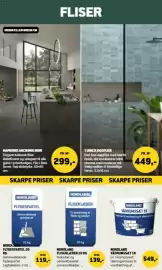 XL-BYG tilbudsavis Side 34: Nordland Vådrumssæt 1K €549,00, Nordland flydespartel €119,00