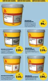 XL-BYG tilbudsavis Side 53: Sika skalflex lyn-beton €110,00, Sika Skalflex reparationsmørtel €119,00