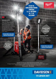 Davidsen tilbudsavis Side 8: MX FUEL MILWAUKEE LYSTÅRN MXF TL-601 FUEL™ Lystårn med integreret batterioplader. 27.000 Lumen