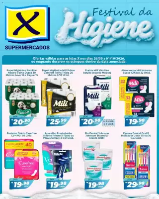 Folheto X Supermercados (válido até 1-10)