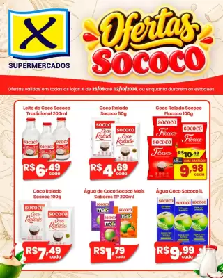 Folheto X Supermercados (válido até 2-10)