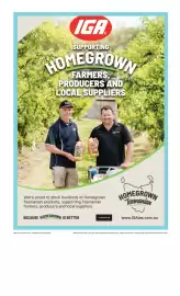 IGA Xpress catalogue | Tasmania Page 4: IGA SUPPORTING HOMEGROWN FARMERS, PRODUCERS AND LOCAL SUPPLIERS Sprem Spr Spro