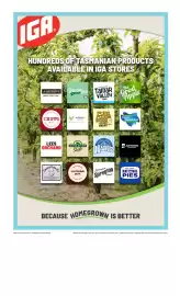 IGA Xpress catalogue | Tasmania Page 5: IGA HUNDREDS OF TASMANIAN PRODUCTS AVAILABLE IN IGA STORES ASHGROVE GRASS & COW YOU