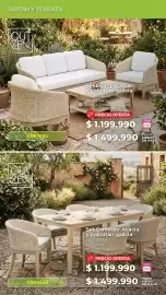 Catálogo Easy Página 9: Set living acacia y poliratán galicia €1.199.990,00