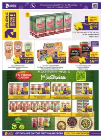 Abu Dhabi Coop leaflet Page 12: Al Ain Tomato Paste €10,99, Heinz Salad Dressing Assorted €16,99