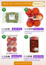 Sainsbury's leaflet week 40 Page 3: Sainsbury's Tenderstem Broccoli €1,25, Sainsbury's easy peelers €1,69