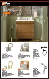 The Home Depot flyer week 40 Page 1: Horow 1-Piece Dual Flush Elongated Toilet in White €239,00
