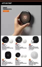 The Home Depot flyer week 40 Page 3: Google Nest Learning Thermostat 4th Gen with Nest Temperature €259,99