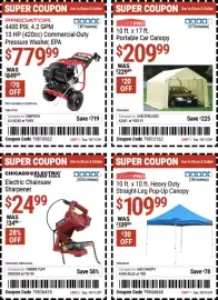Harbor Freight Tools weekly ad Page 3: Chicago Electric Electric Chainsaw Sharpener €24,99