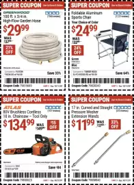Harbor Freight Tools weekly ad Page 8: Greenwood high-flow garden hose €29,99