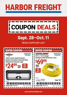 Harbor Freight Tools (valid until 11-10)