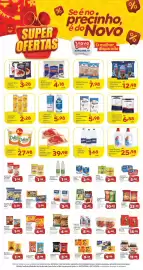 Folheto Novo Atacarejo Página 1: Nissin - macarrão instantâneo nosso sabor €1,38, Lacta - chocolate tablete €9,98