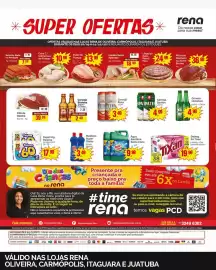 Catálogo Supermercados Rena semana 40 Página 7: Água Sanitária Santa Clara €9,99, Cerveja brahma €2,49