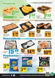 Folleto Economy Cash Página 2: Empanadilla de pisto €1,26, Langostino cocido fresco €10,65