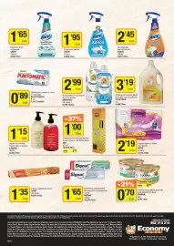 Folleto Economy Cash Página 8: Asevi - limpiador banos €1,95, Purina - comida para gatos gourmet gold diferentes tipos €0,70