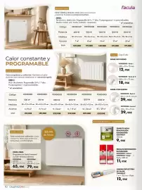 Catálogo Coinfer Página 10: Tessy Moll lámina reflectora de calor €12,95, Panel fibra €65,95