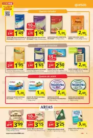 Folleto Supermercados MAS Página 9: Saint agur - queso azul €3,25, Ifa eliges - queso de untar natural light €1,20