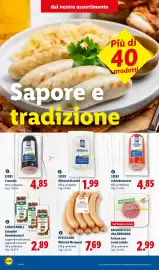 Volantino Lidl settimana 40 Pagina 2: Würstel Meranesi €7,69, Tartare con carne salada €2,99