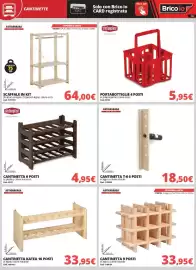 Volantino Brico Io Pagina 10: Scaffale in kit Astigarraga €64,00, Cantinetta Katea 16 Posti €33,95