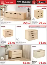 Volantino Brico Io Pagina 14: Cassapanca Astigarraga €91,00, Cassettiera Astigarraga €22,50