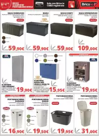 Volantino Brico Io Pagina 15: ArtPlast Scarpiera modulare unika a ribalta €15,95, Baule Comfy Keter €59,90