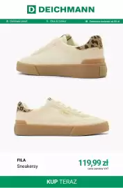 Deichmann gazetka tydzień 40 Strona 5: Sneakersy Fila €119,99