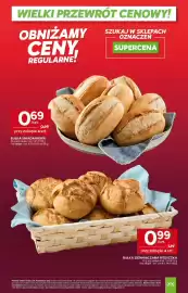 Stokrotka gazetka Strona 11: Bułka Ziemniaczana Różyczka €0,99, Bulka Śniadaniowa €0,69