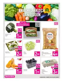 Sutterlüty Flugblatt woche 40 Seite 2: Zwetschken 1 kg Schale €1,99, Clever Trauben €2,99