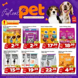 Encarte Rede Vivo semana 40 Página 1: Ração Monello Premium Cães €19,99, Ração Whiskas ao Molho €2,79