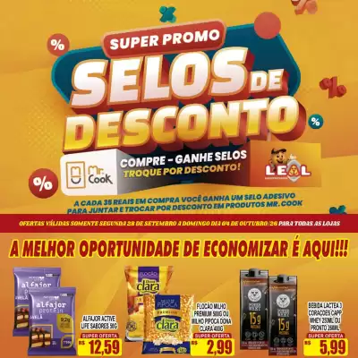 Folheto Supermercado leal (válido até 4-10)
