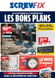 Catalogue Screwfix page 1: Erbauer Pack perceuse visseuse à percussion et visseuse à choc €169,99