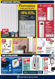 Catalogue Screwfix page 2: Somatherm Kit complet de robinet de radiateur thermostatique équerre blanc 1/2" €22,49