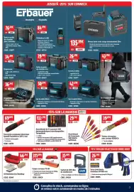 Catalogue Screwfix page 7: Sachet de 400 clips de nivellement €35,69, Erbauer Sac à outils 50cm €59,99