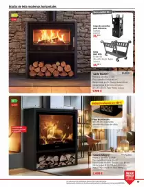 Catálogo Bauhaus Página 19: Supra - laslo búcher €1.799,00, Juego de utensilios para chimenea €35,95