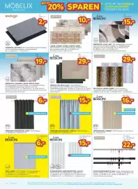 Möbelix Prospekt woche 40 Seite 12: Ondega Fußmatte Matthias €2,00, James Wood Fellteppich €29,00