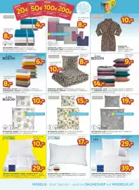 Möbelix Prospekt woche 40 Seite 13: James Wood Handtuch Rocky €4,00, James Wood Bettwäsche Natalia €15,00