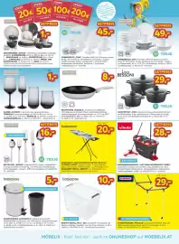 Möbelix Prospekt woche 40 Seite 15: Home Zone Kosmetikeimer Leonardo II €5,00, Home Zone Box mit Deckel Mila €10,00