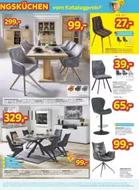 Möbelix Prospekt woche 40 Seite 3: Luca Bessoni Sideboard Alassio €329,00, Vierfußstuhl Lech €27,00