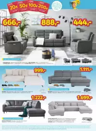 Möbelix Prospekt woche 40 Seite 5: Luca Bessoni Wohnlandschaft Multi €1.699,00, Ondega 3-Sitzer-Sofa Manchester €888,00