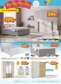 Möbelix Prospekt woche 40 Seite 9: Kleiderschrank €388,00, James Wood Kleiderschrank €399,00