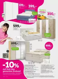 Mömax Flugblatt woche 40 Seite 4: Drehtürenschrank "DILLINGEN" €350,00, Schwebetürenschrank „TIME“ €199,00
