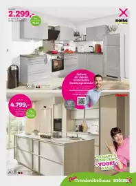 Mömax Flugblatt woche 40 Seite 7: Einbauküche ohne Geräte und Zubehör €2.299,00, Einbauküche €4.799,00